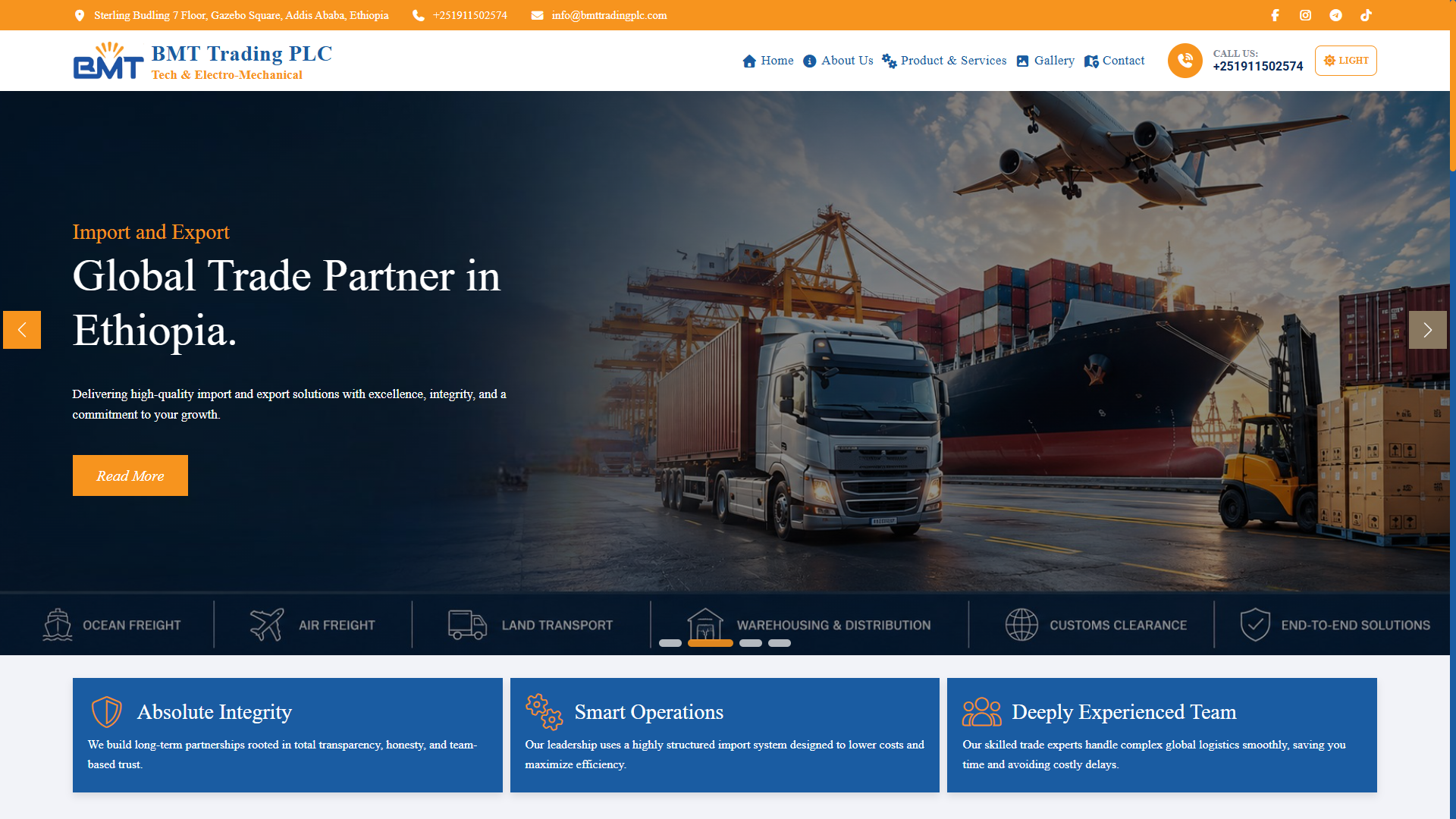 BMT Company Website